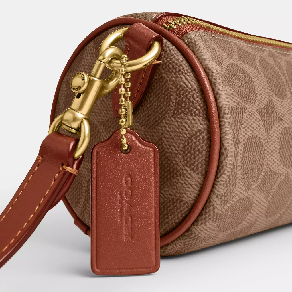 C.O.A.C.H Barrel Bag In Signature Canvas