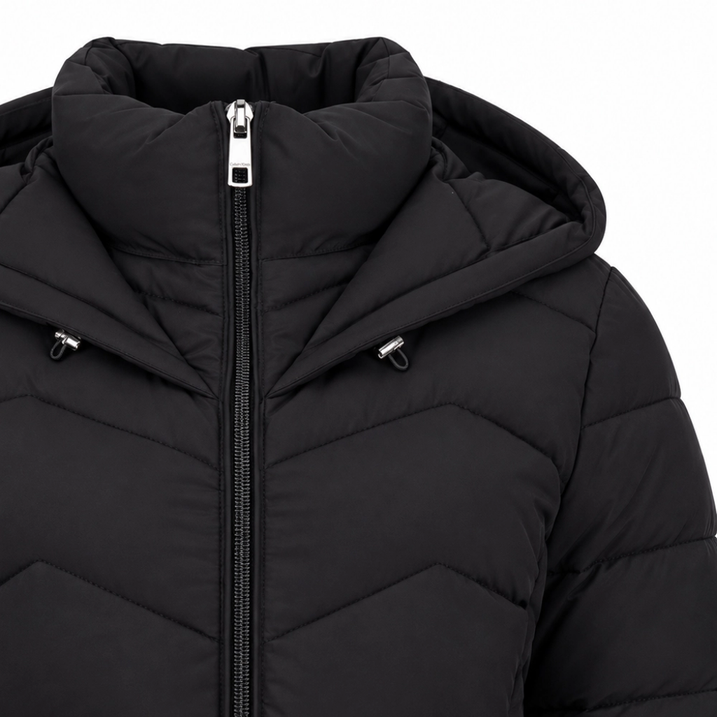 C.a.l.v.i.n K.l.e.i.n Stretch Outerwear CW533974-BLK Women's Jacket Black
