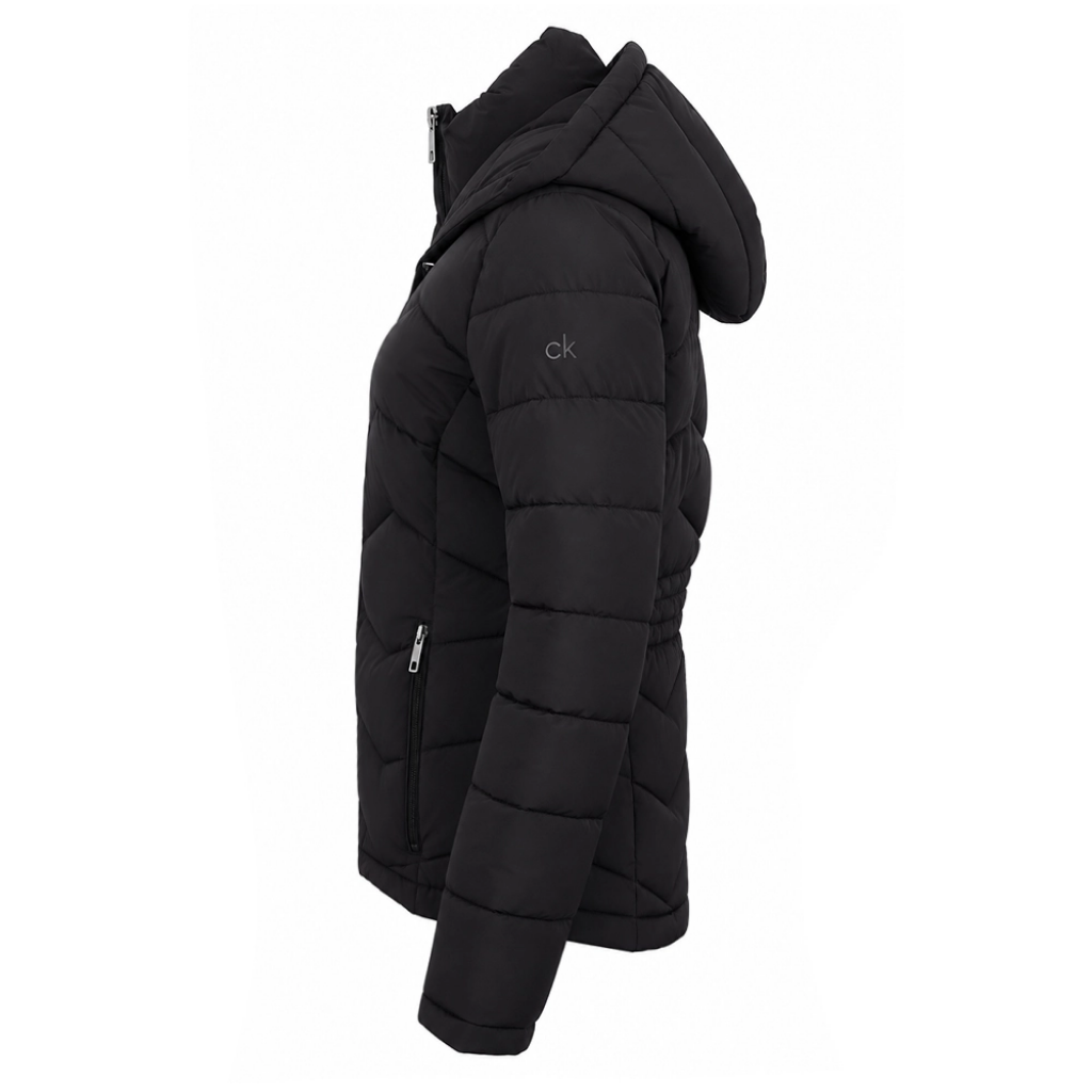 C.a.l.v.i.n K.l.e.i.n Stretch Outerwear CW533974-BLK Women's Jacket Black