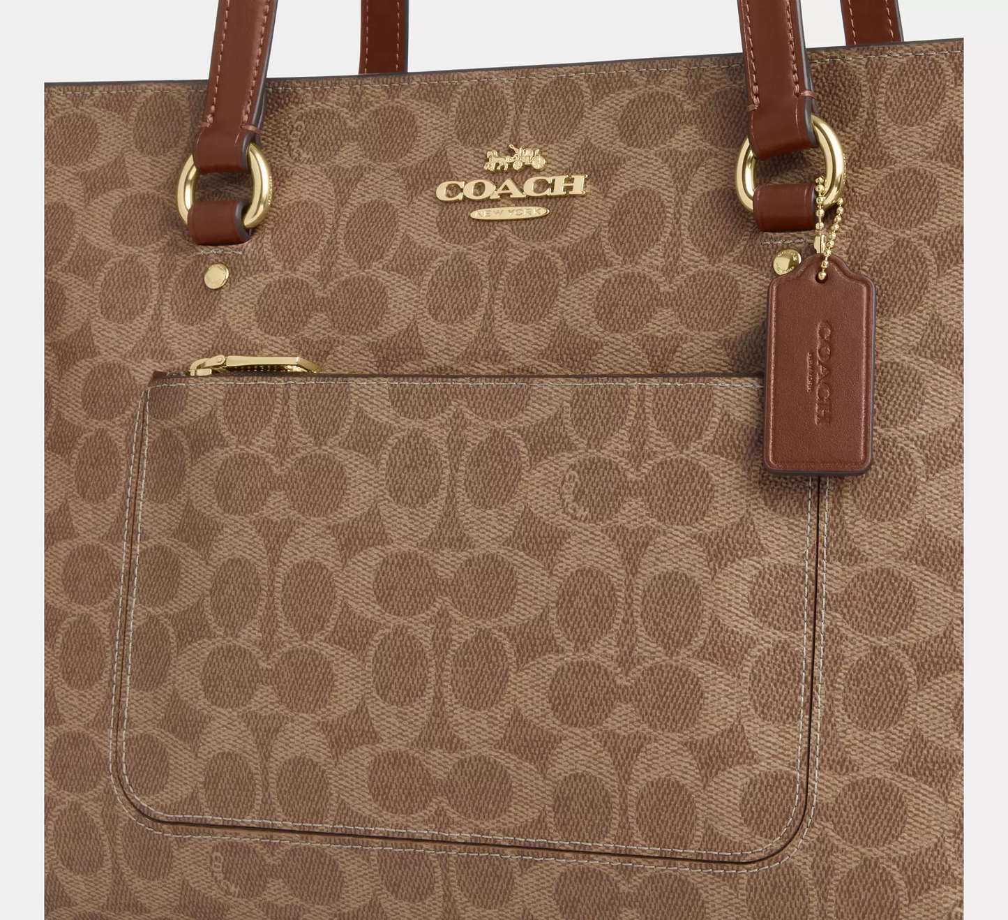 C.O.A.C.H Gallery Tote Bag In Signature Canvas