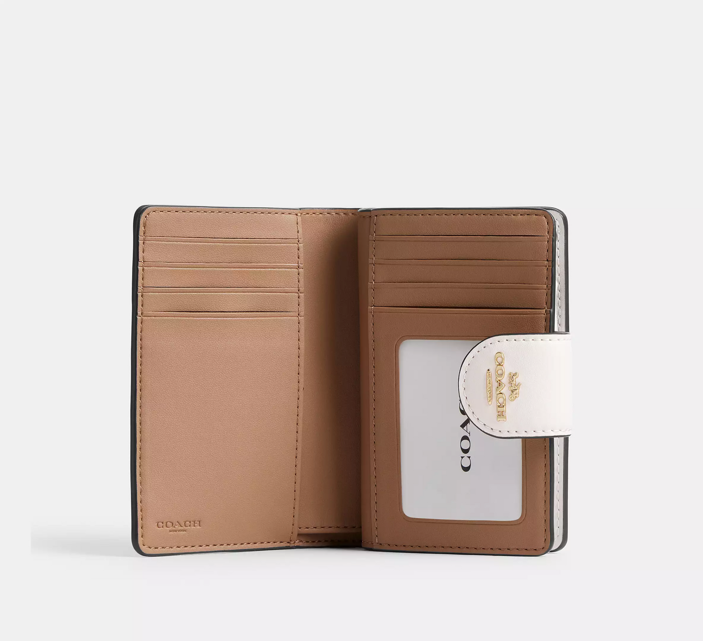 C.O.A.C.H Medium Corner Zip Wallet in Signature Canvas