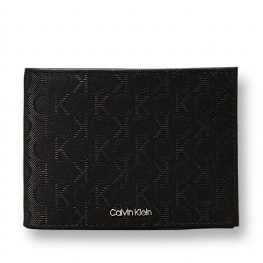C.A.L.V.I.N K.L.E.I.N Logo Leather Billfold Wallet