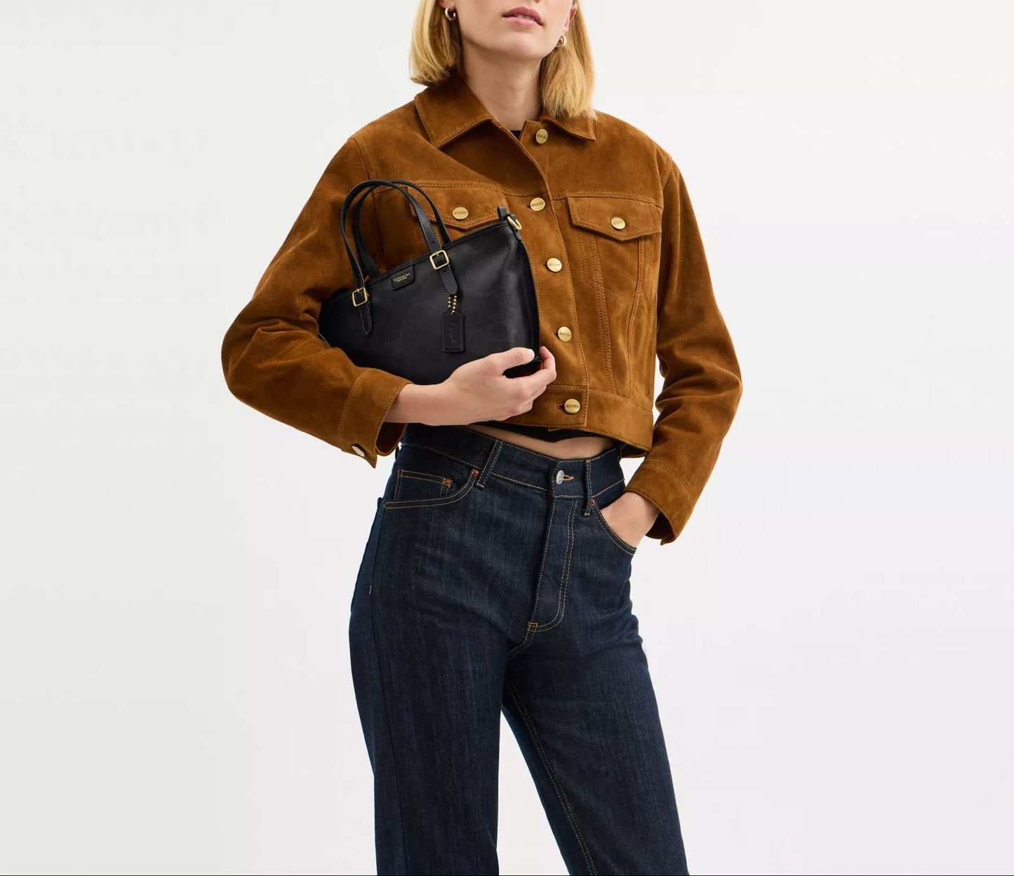 C.O.A.C.H TAXI TOTE BAG 21 IN SIGNATURE CANVAS