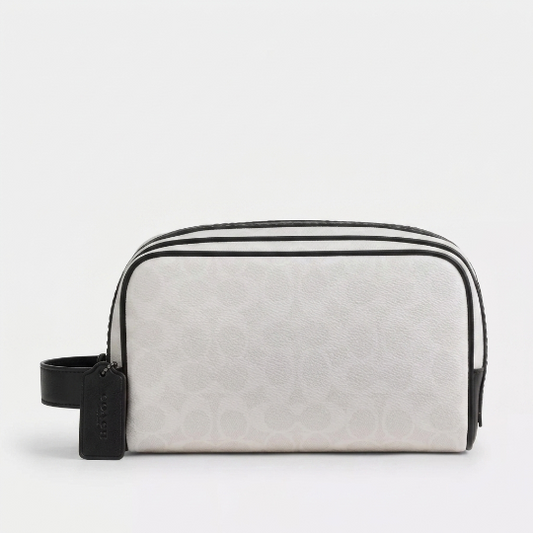 C.O.A.C.H Small Travel Kit In Signature Canvas