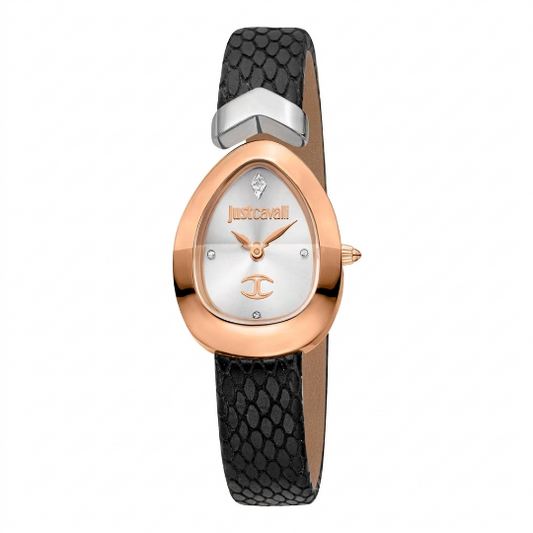 J.U.S.T C.A.V.A.L.L.I Cristallo Mother of Pearl Dial Analog Women's Watch