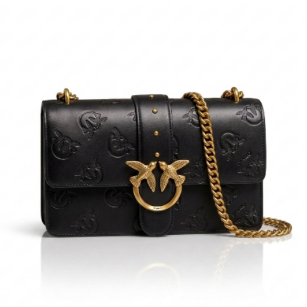 P.I.N.K.O Leather Shoulder Bag