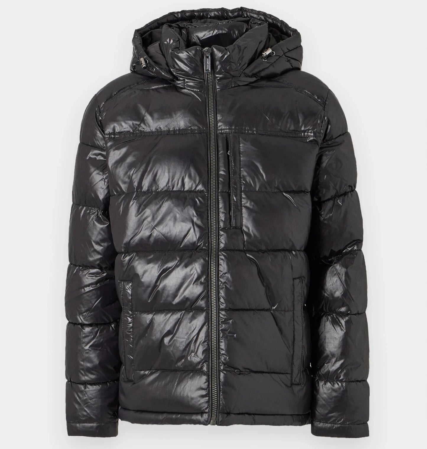 M_i.c.h.a..e.l. K.o.r.s. Men's Puffer SHINY PUFFER JACKET - Winter jacket - Black