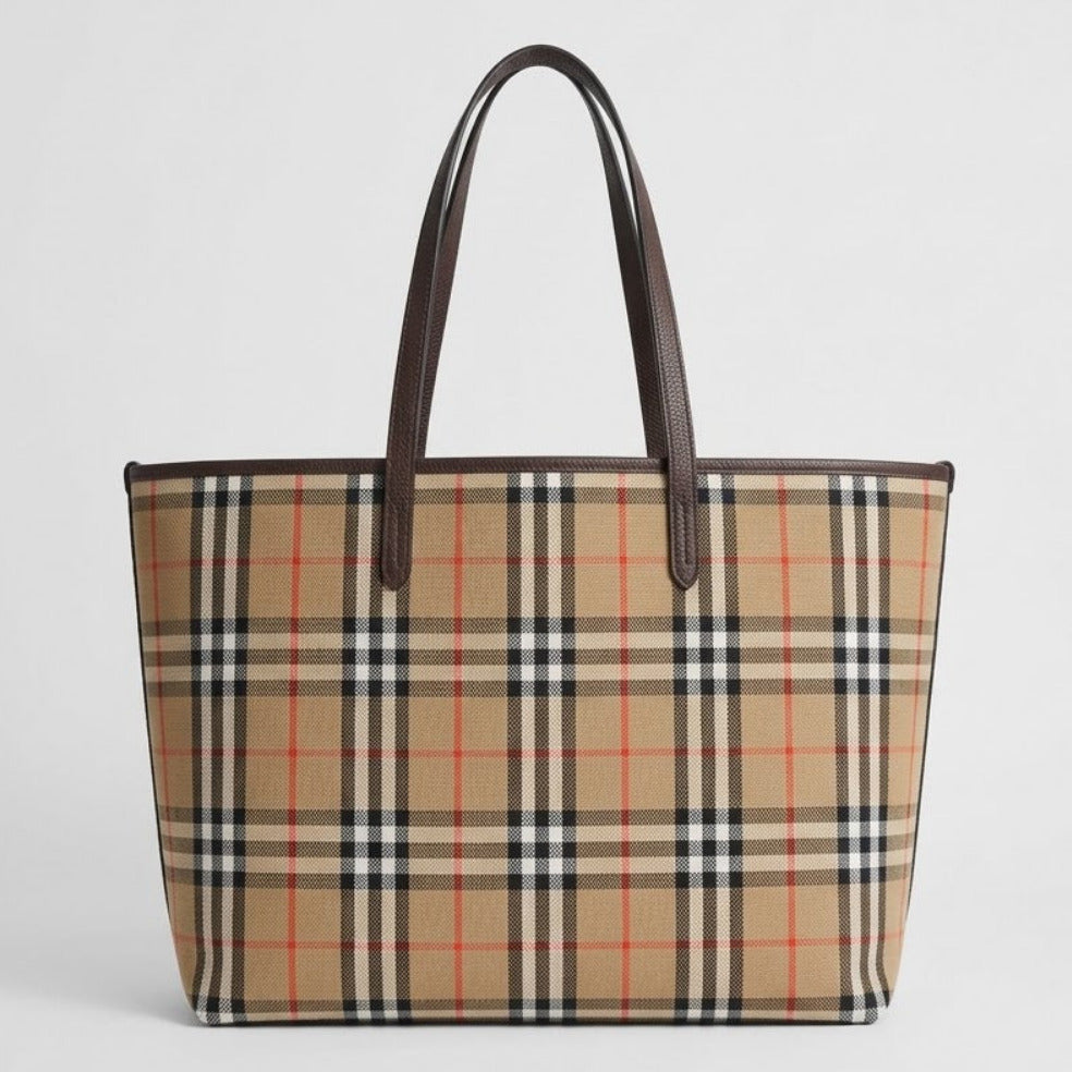 B.U.R.B.E.R.R.Y Medium Leather Reversible Bloomsbury Tote Bag