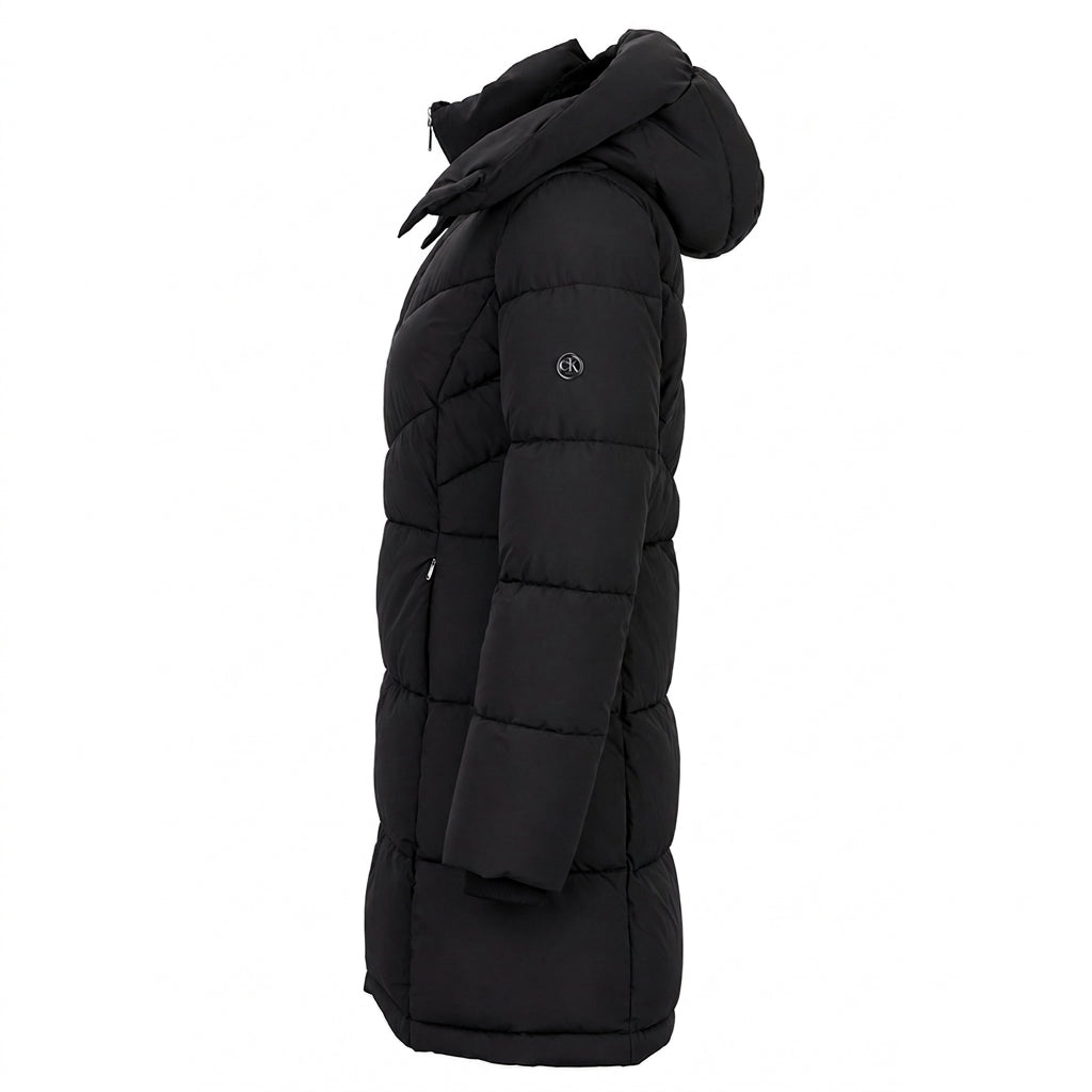 C.a.l.v.i.n K.l.e.i.n Stretch Outerwear CW433224-EBY Women's Jacket Black