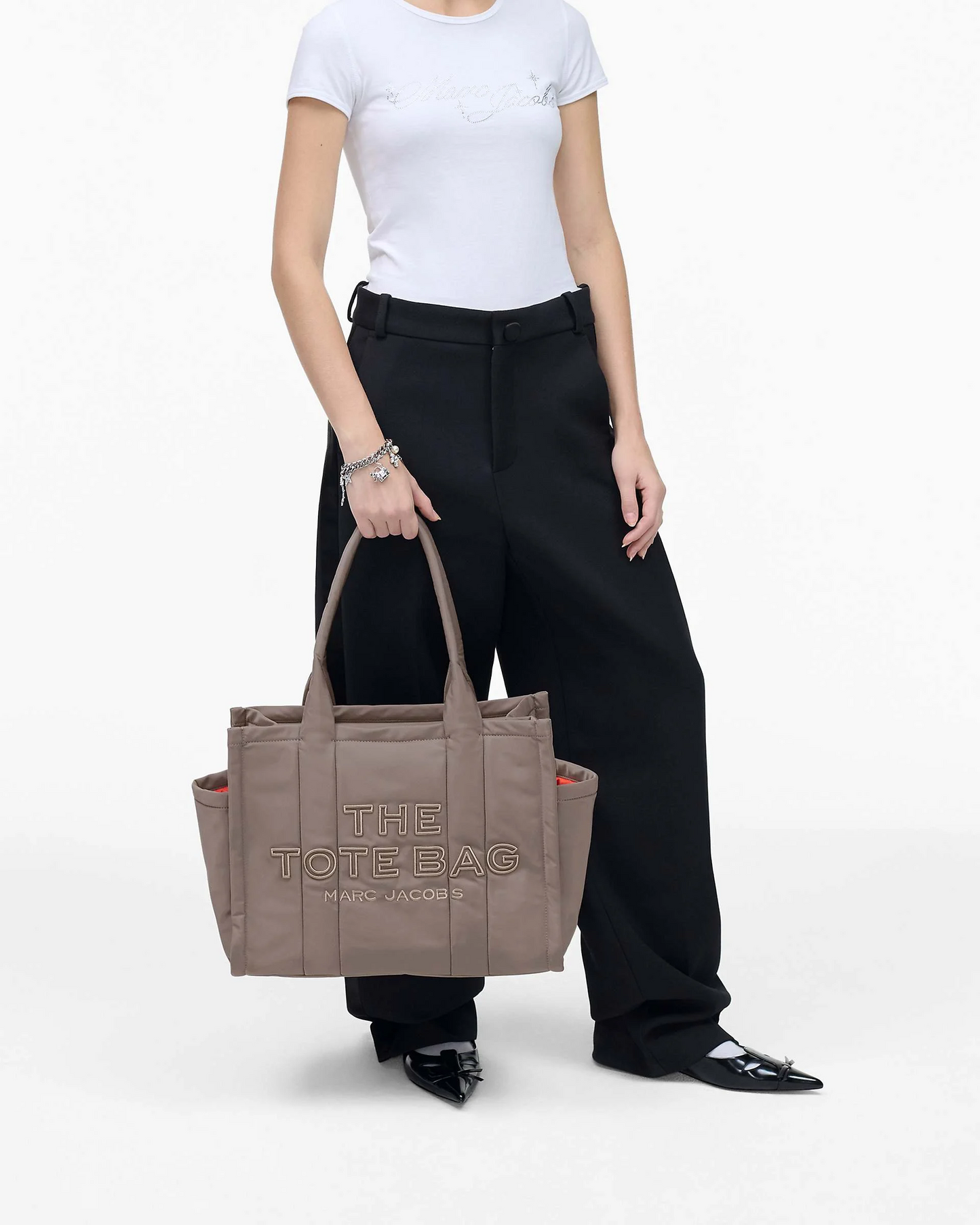 M.A.R.C J.A.C.O.B.S The Puffy Nylon Large Tote Bag