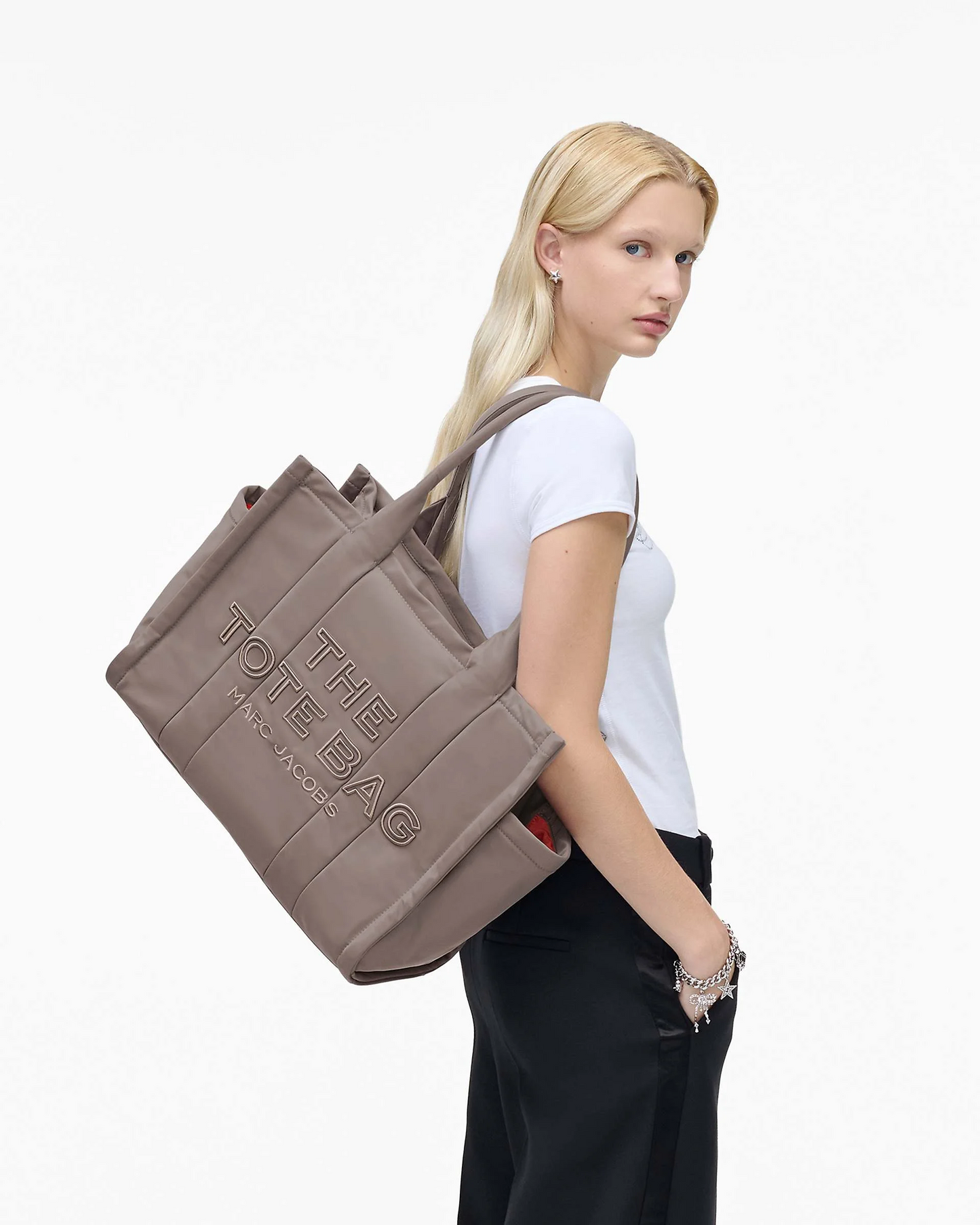 M.A.R.C J.A.C.O.B.S The Puffy Nylon Large Tote Bag
