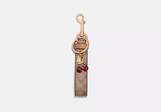 C.O.A.C.H Signature Charm Loop Bag Charm