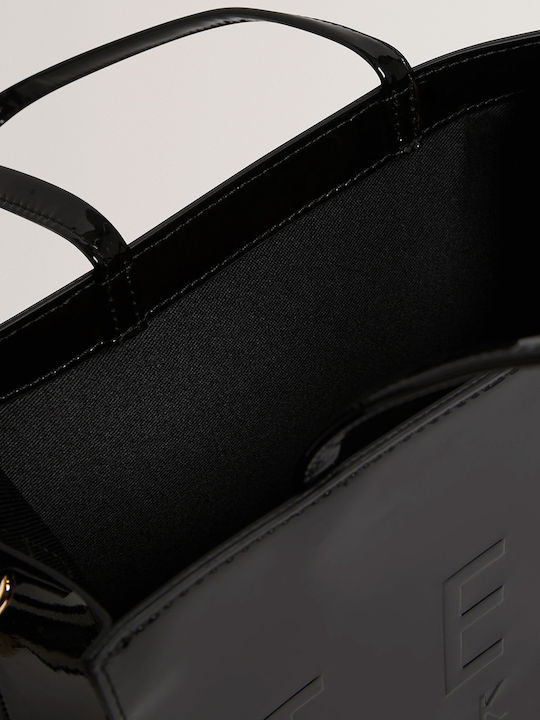 T.E.D B.A.K.E.R Women's Shoulder Bag in Black Patent