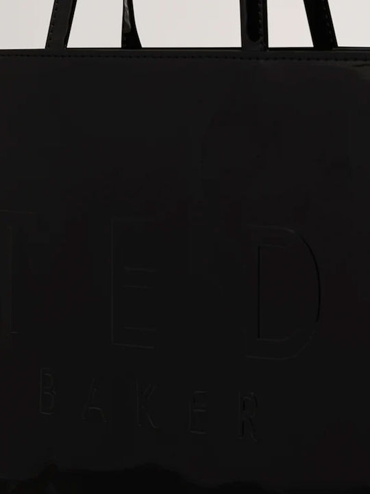 T.E.D B.A.K.E.R Women's Shoulder Bag in Black Patent