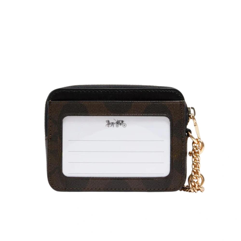 C.O.A.C.H Zip Card Case