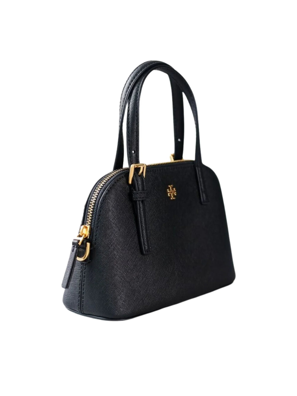 T.O.R.Y B.U.R.C.H Emerson Dome Mini Leather Satchel Crossbody Bag