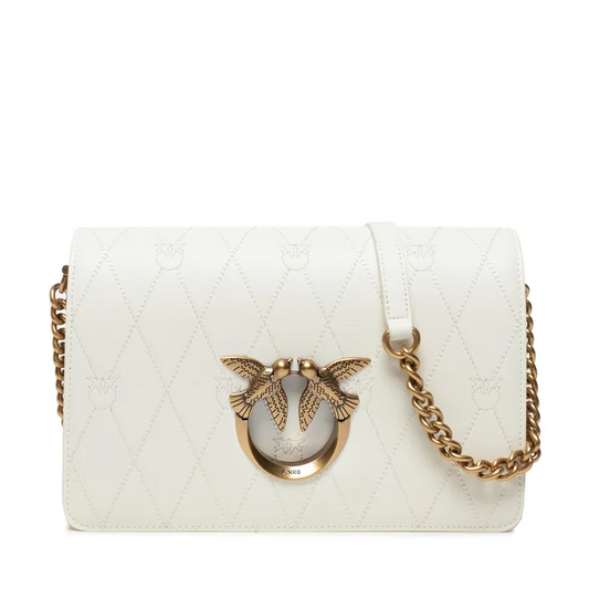 P.I.N.K.O Love Click Wave Logo CROSSBODY BAG