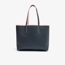 L.A.C.O.S.T.E Anna Reversible Tote Bag in Pink