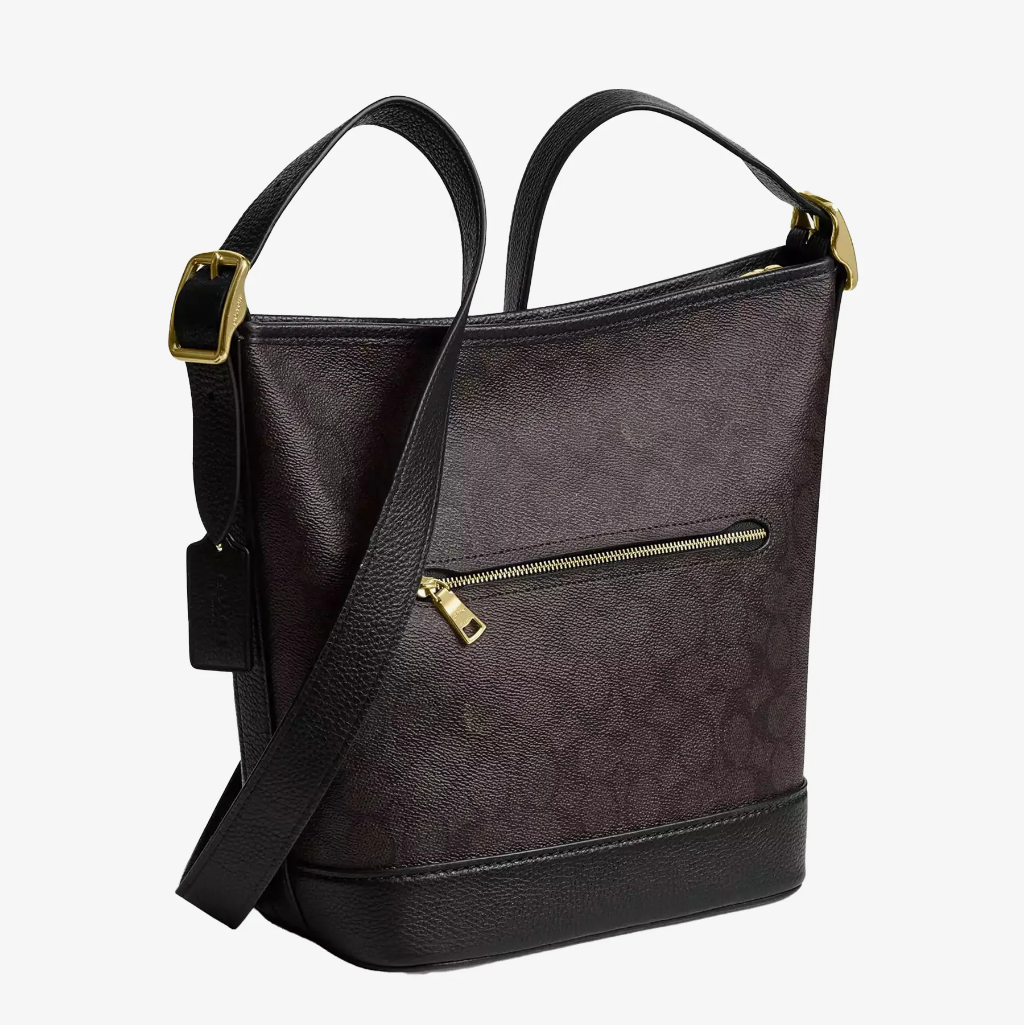 C.O.A.C.H Jude Signature Canvas Duffle Bag