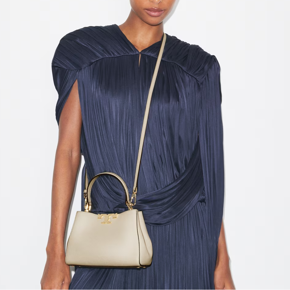 T.O.R.Y B.U.R.C.H MINI ELEANOR SOFT SATCHEL