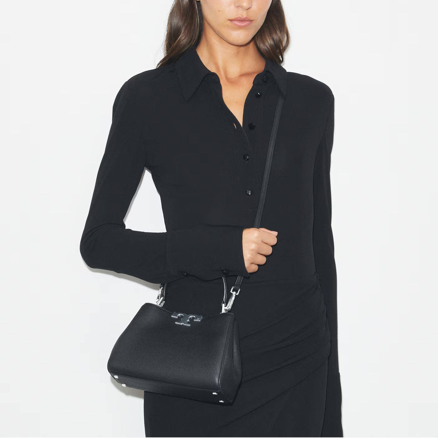 T.O.R.Y B.U.R.C.H MINI ELEANOR SOFT SATCHEL