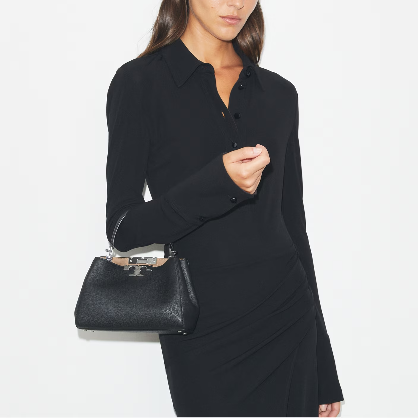 T.O.R.Y B.U.R.C.H MINI ELEANOR SOFT SATCHEL