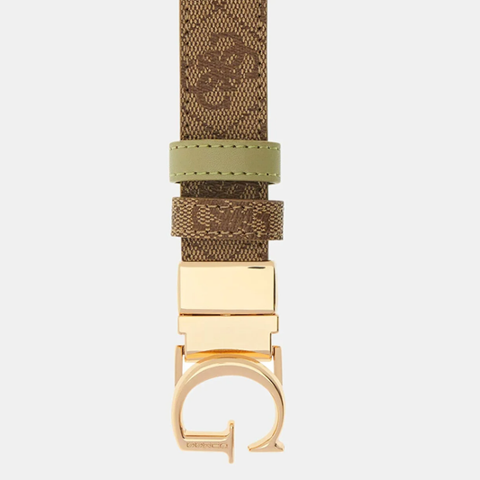 G.U.E.S.S BELT Reversible BW9349P6225 BROWN MONOGRAM