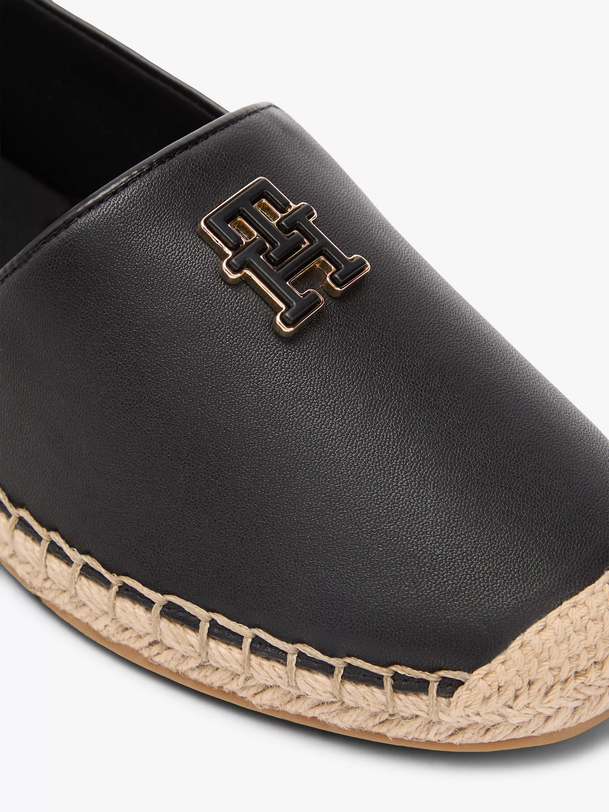 T.O.M.M.Y H.I.L.F.I.G.E.R TH Monogram Leather Espadrille