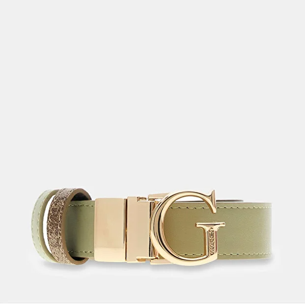 G.U.E.S.S BELT Reversible BW9349P6225 BROWN MONOGRAM