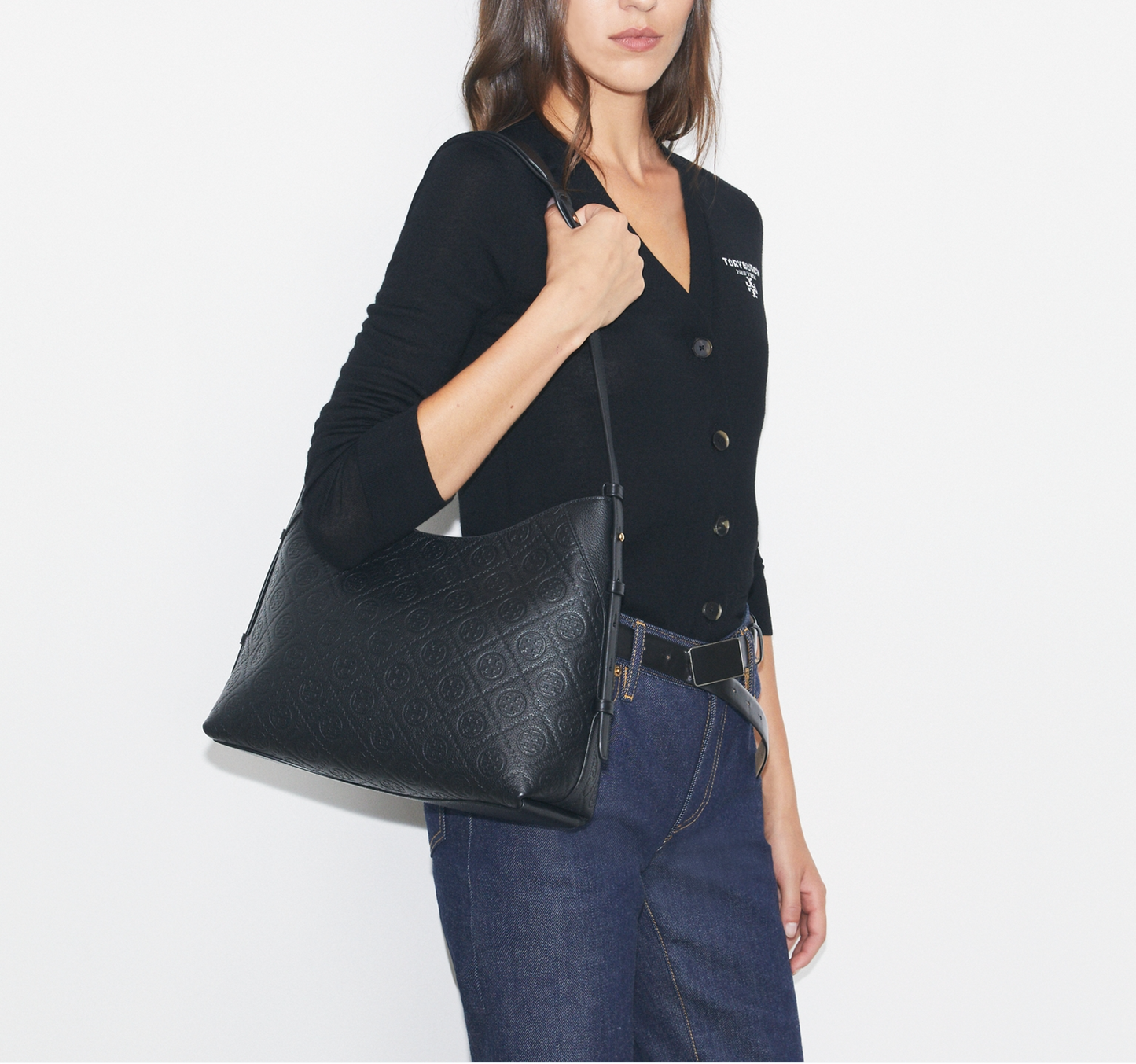 T.O.R.Y B.U.R.C.H KIRA TURNLOCK SHOULDER BAG