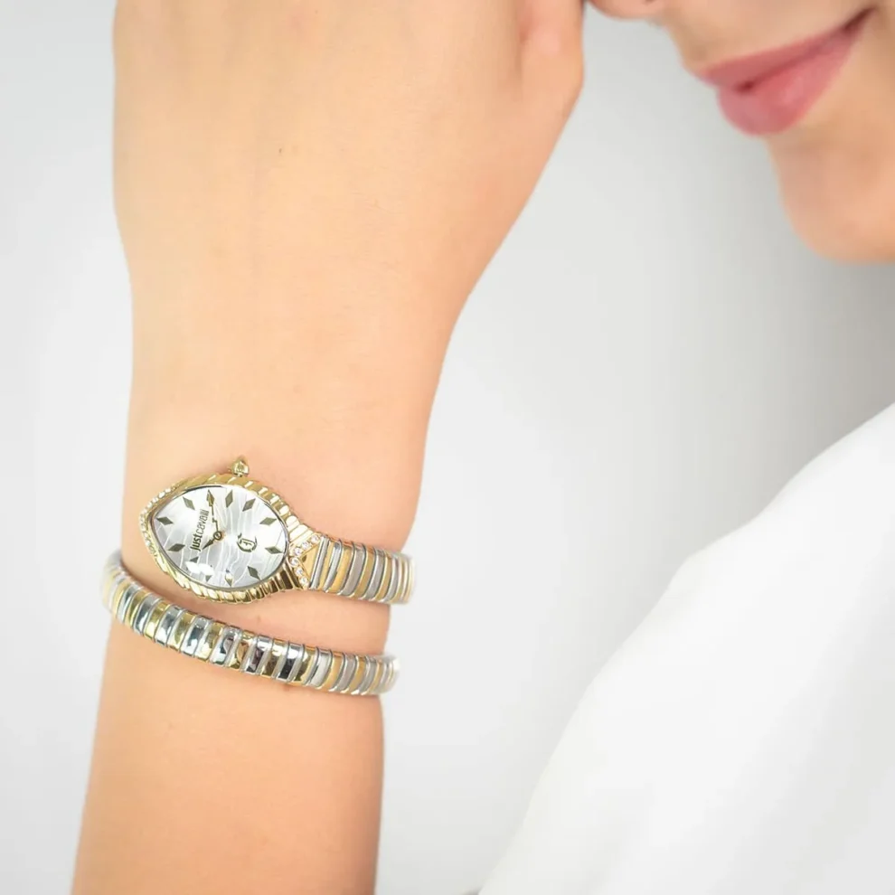 J.U.S.T C.A.V.A.L.L.I Unica Snake Women's Watch