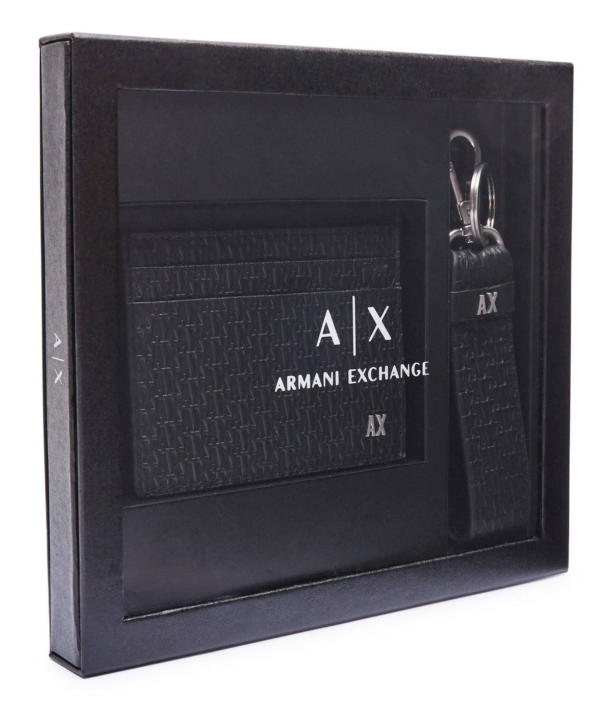 A.r.m.a.n.i E.x.c.h.a.n.g.e Leather card case + keychain