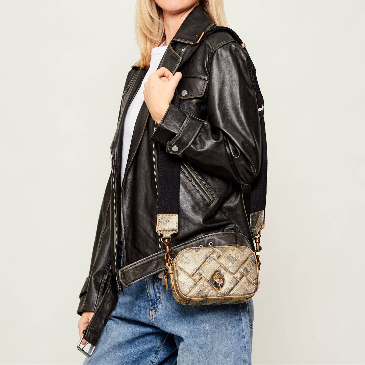 K.U.R.T. G.E.I.G.E.R. L.O.N.D.O.N. Denim crossbody bag KENSINGTON