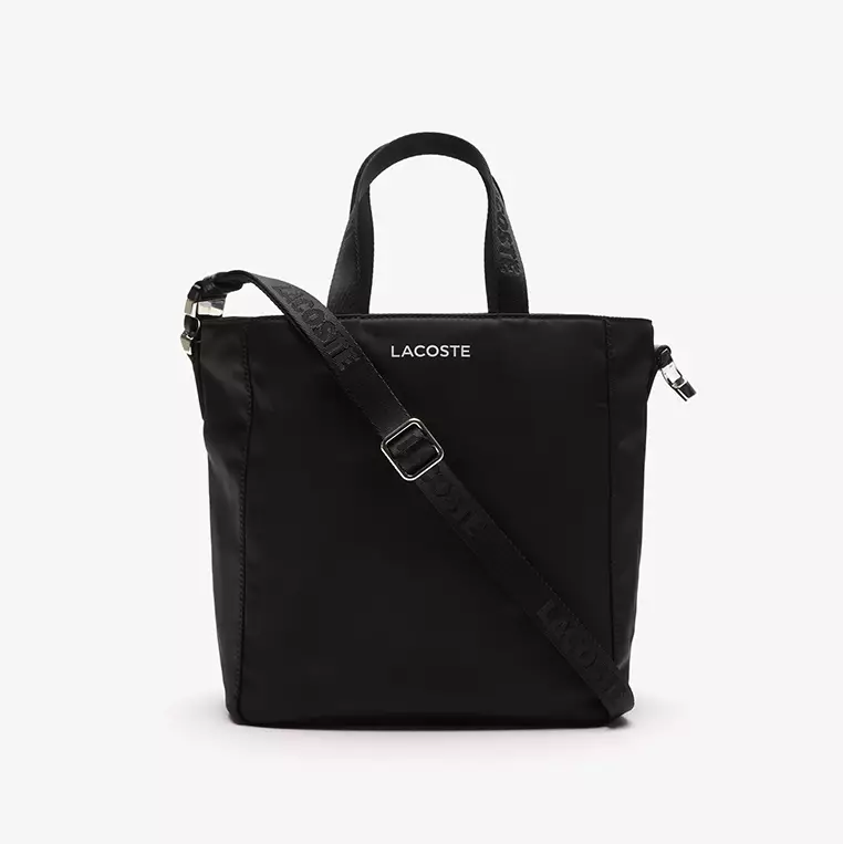 L.A.C.O.S.T.E  Active Nylon Vertical Pocket Tote Bag