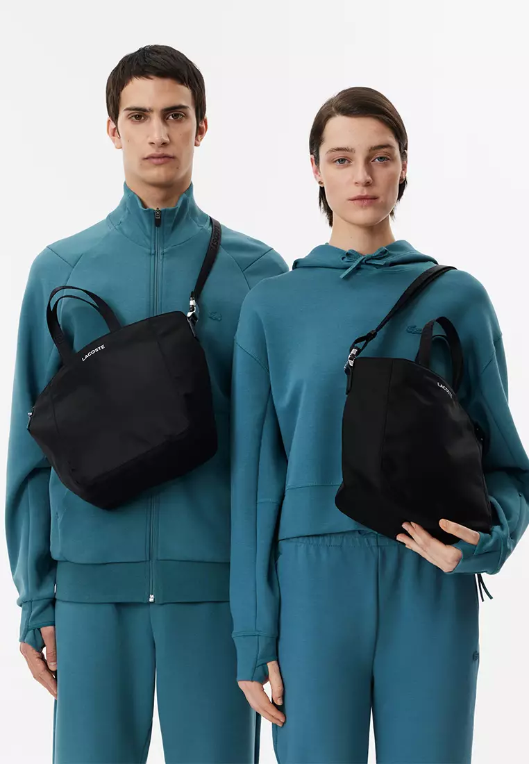 L.A.C.O.S.T.E  Active Nylon Vertical Pocket Tote Bag