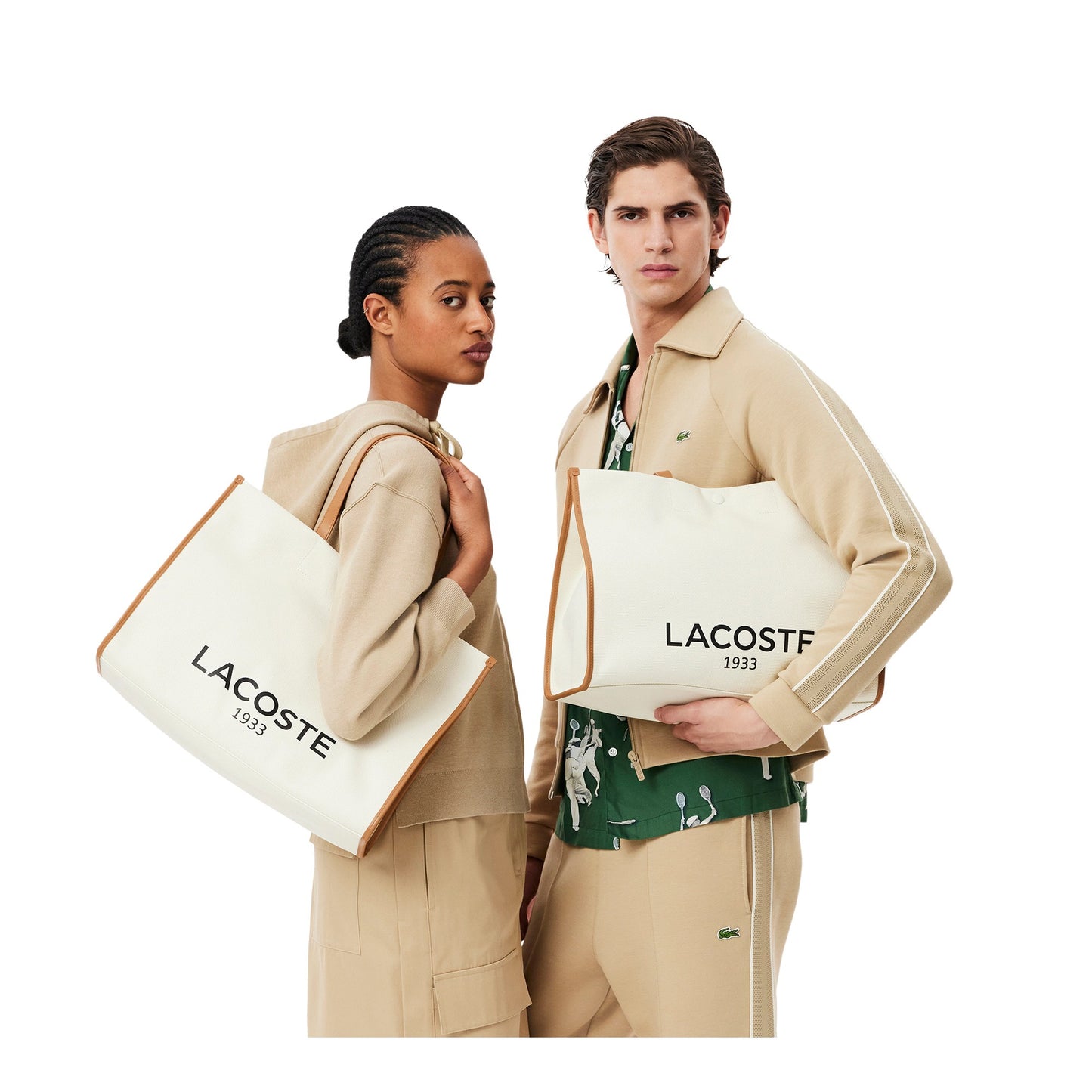 L.A.C.O.S.T.E Bag  NATURAL TAN