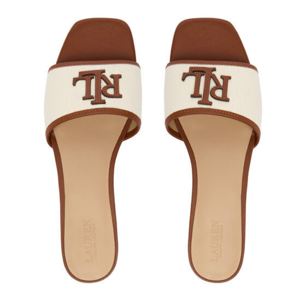 L.A.U.R.E.N R.A.L.P.H L.A.U.R.E.N SLIP ON SANDAL