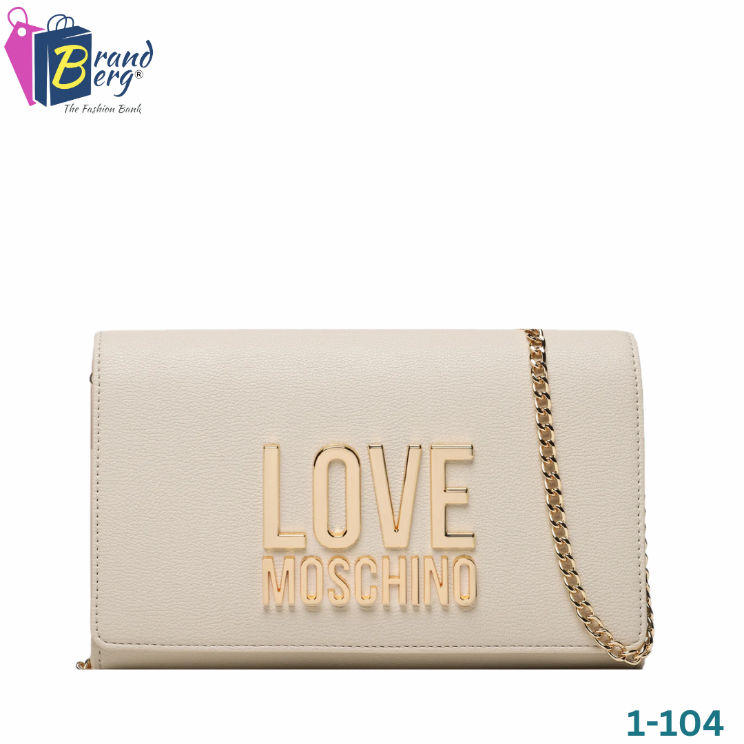 L.O.V.E M.O.S.C.H.I.N.O Nude/Black Crossbody Bag