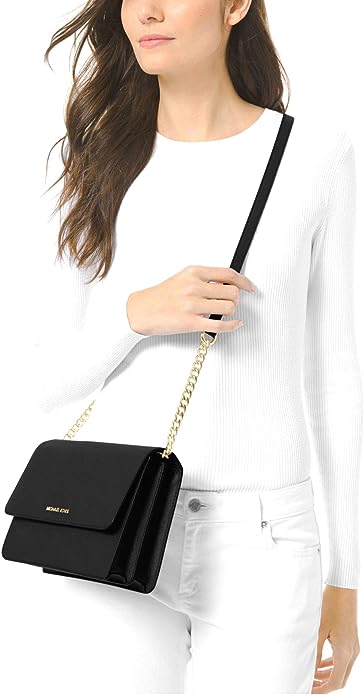M.I.C.H.A.E.L K.O.R.S Daniela Large Saffiano Leather Crossbody Bag