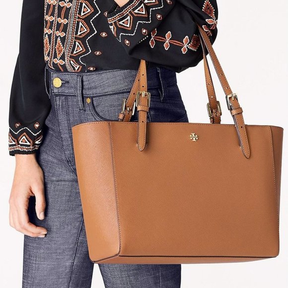 T.O.R.Y B.U.R.C.H Saffiano Plain Tote Bag