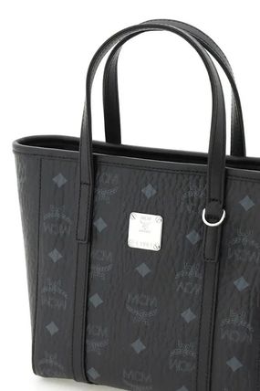 M.C.M AREN TOP-ZIP SHOPPER IN VISETOS HANDBAG