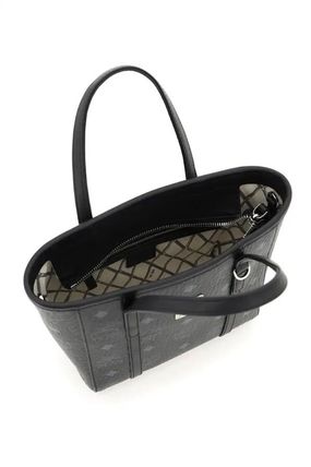 M.C.M AREN TOP-ZIP SHOPPER IN VISETOS HANDBAG