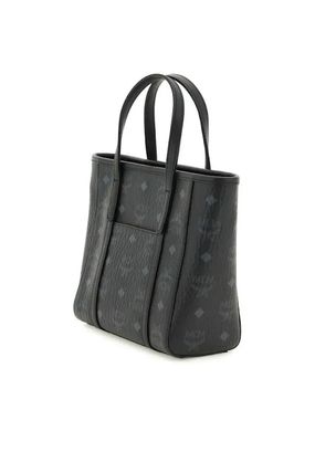 M.C.M AREN TOP-ZIP SHOPPER IN VISETOS HANDBAG