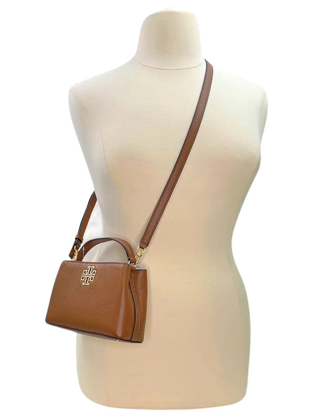 T.O.R.Y B.U.R.C.H Britten Micro Satchel Bag Moose