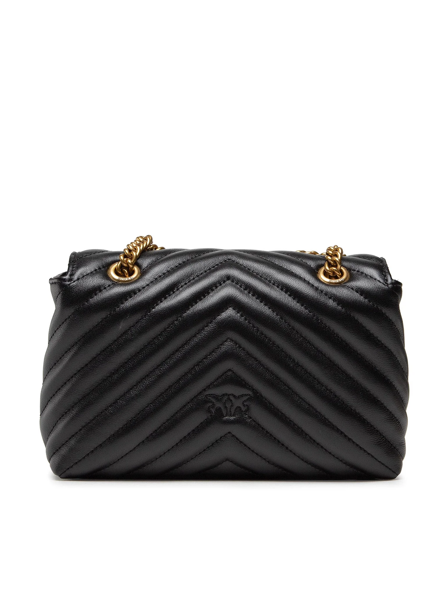 P.I.N.K.O. Love Mini Lady Puff Chevron Bag