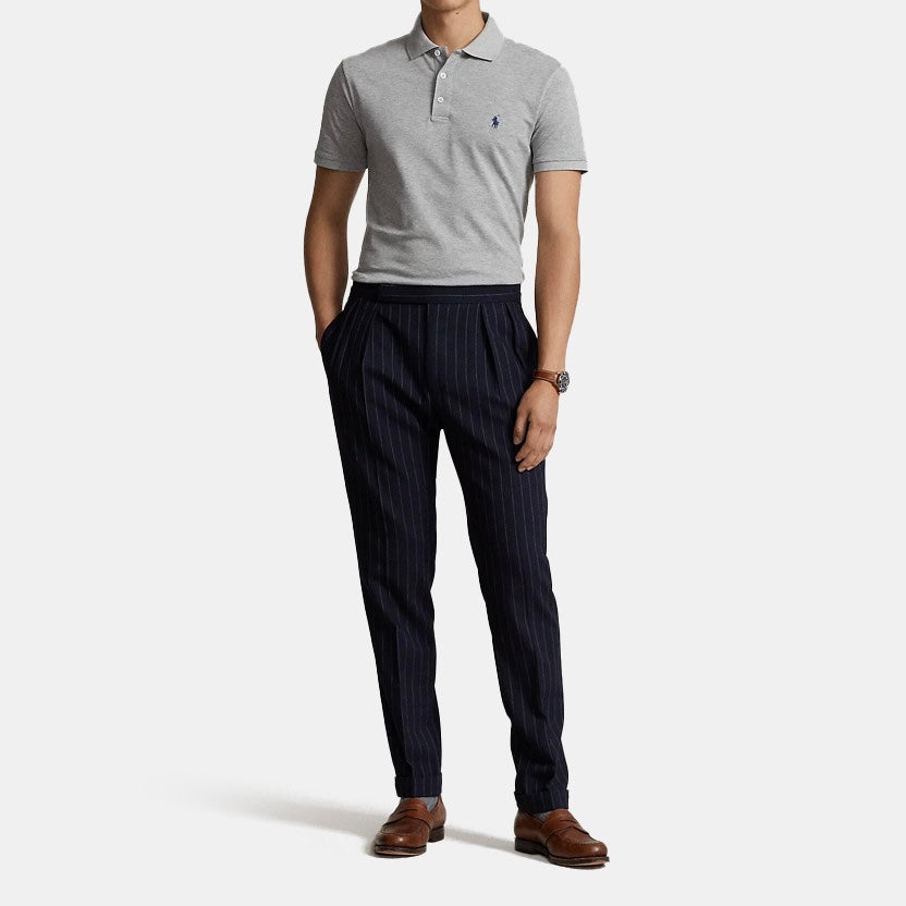 P.o.L-O. R.A.L.P.H. L.A.U.R.E.N. Mesh Polo Shirt Custom Slim Fit Newport