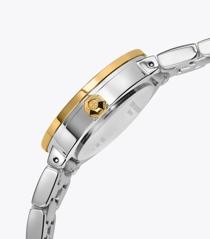 T.O.R.Y. B.U.R.C.H. Reva Ladies Watch, Two-Tone