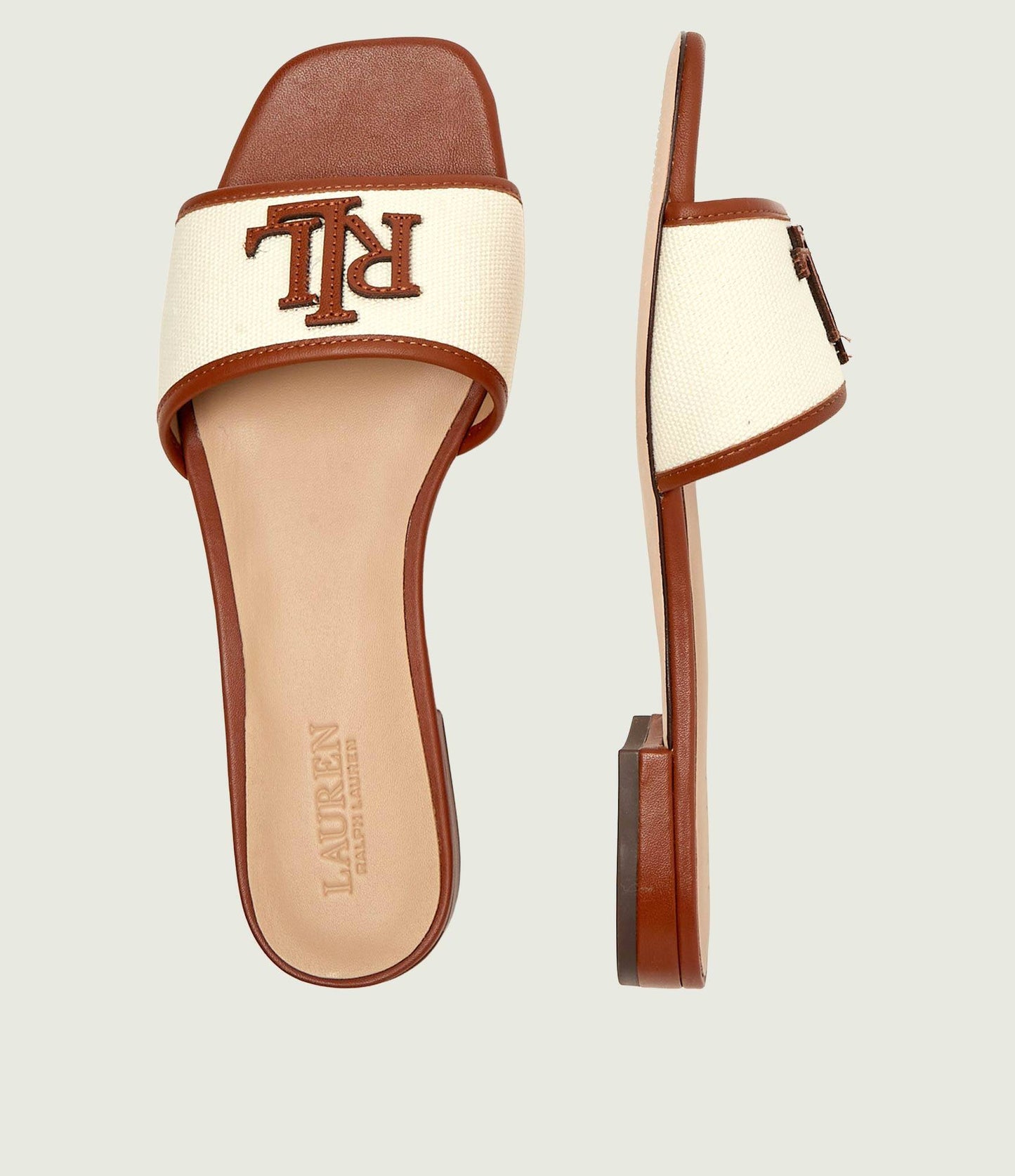 L.A.U.R.E.N R.A.L.P.H L.A.U.R.E.N SLIP ON SANDAL