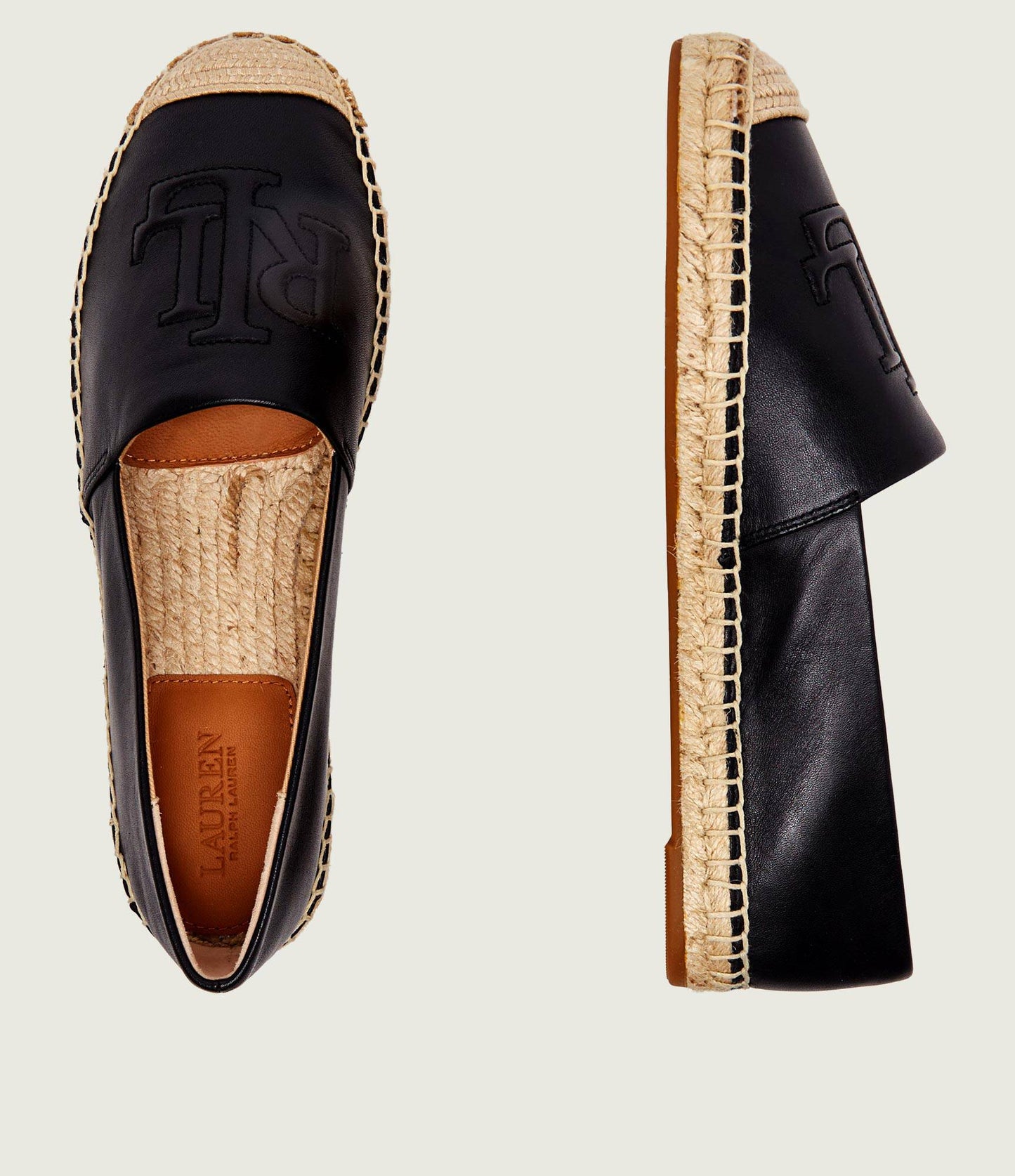 L.A.U.R.E.N R.A.L.P.H L.A.U.R.E.N Cameryn Lg 2 Leather Espadrilles