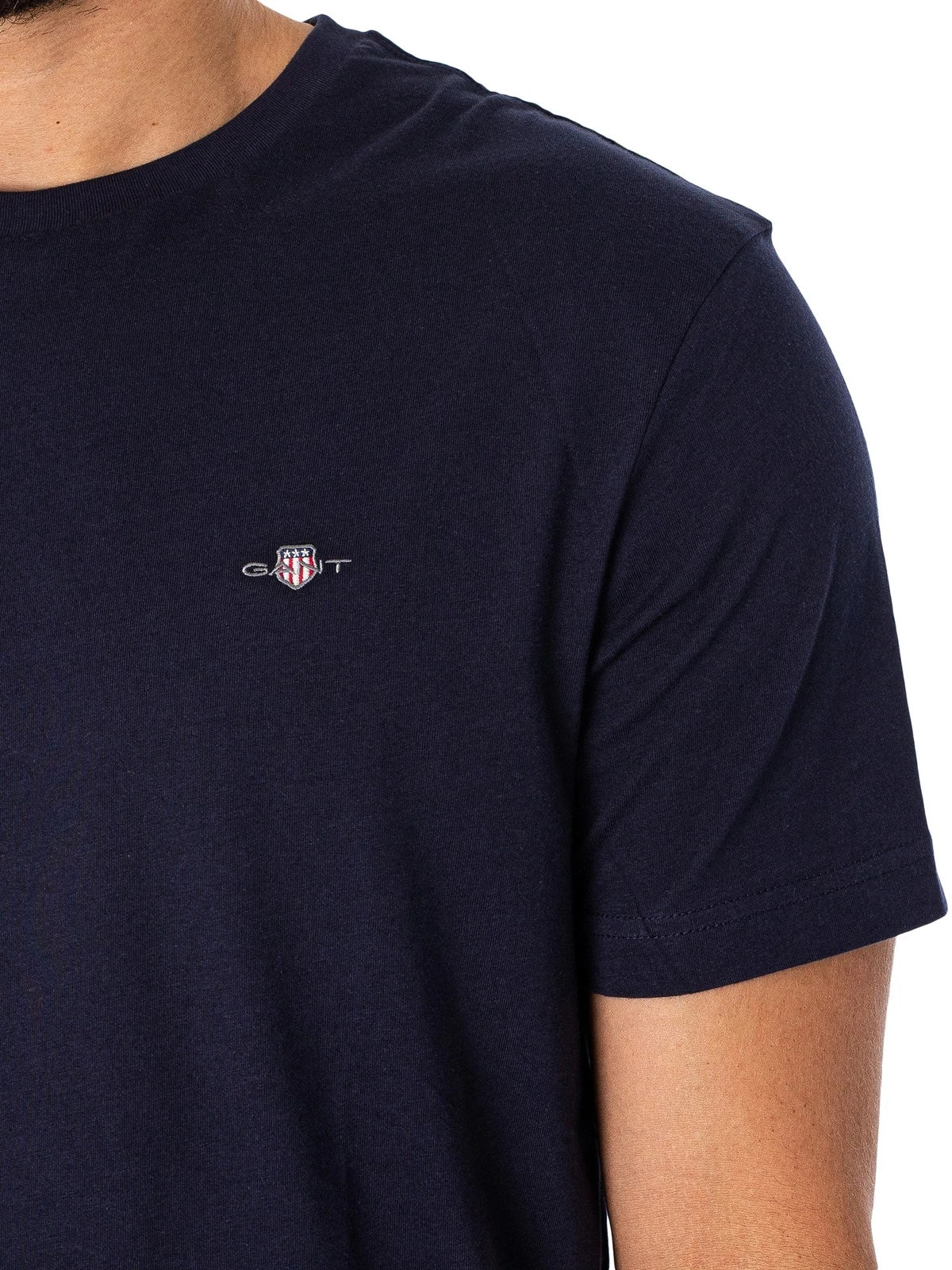 G.a-n.t Reg Shield SS t-shirt Black